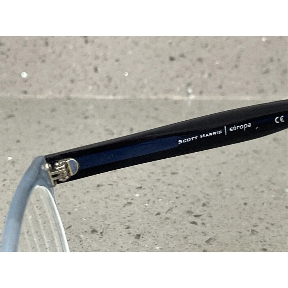 Scott Harris Europa Model SH-416 C2 50-18-140 Eyeglasses Frames ONLY blue